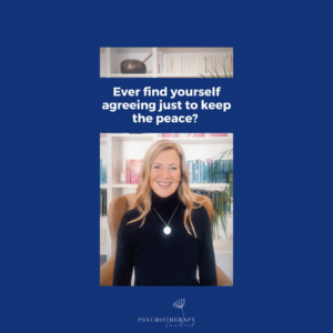 Ever find yourself agreeing just to keep the peace?