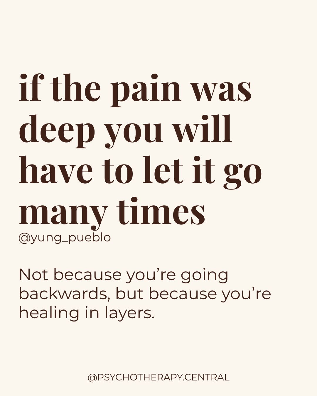 A reflective image representing how deep pain heals in layers through therapy, gradually creating more space and freedom in the body.