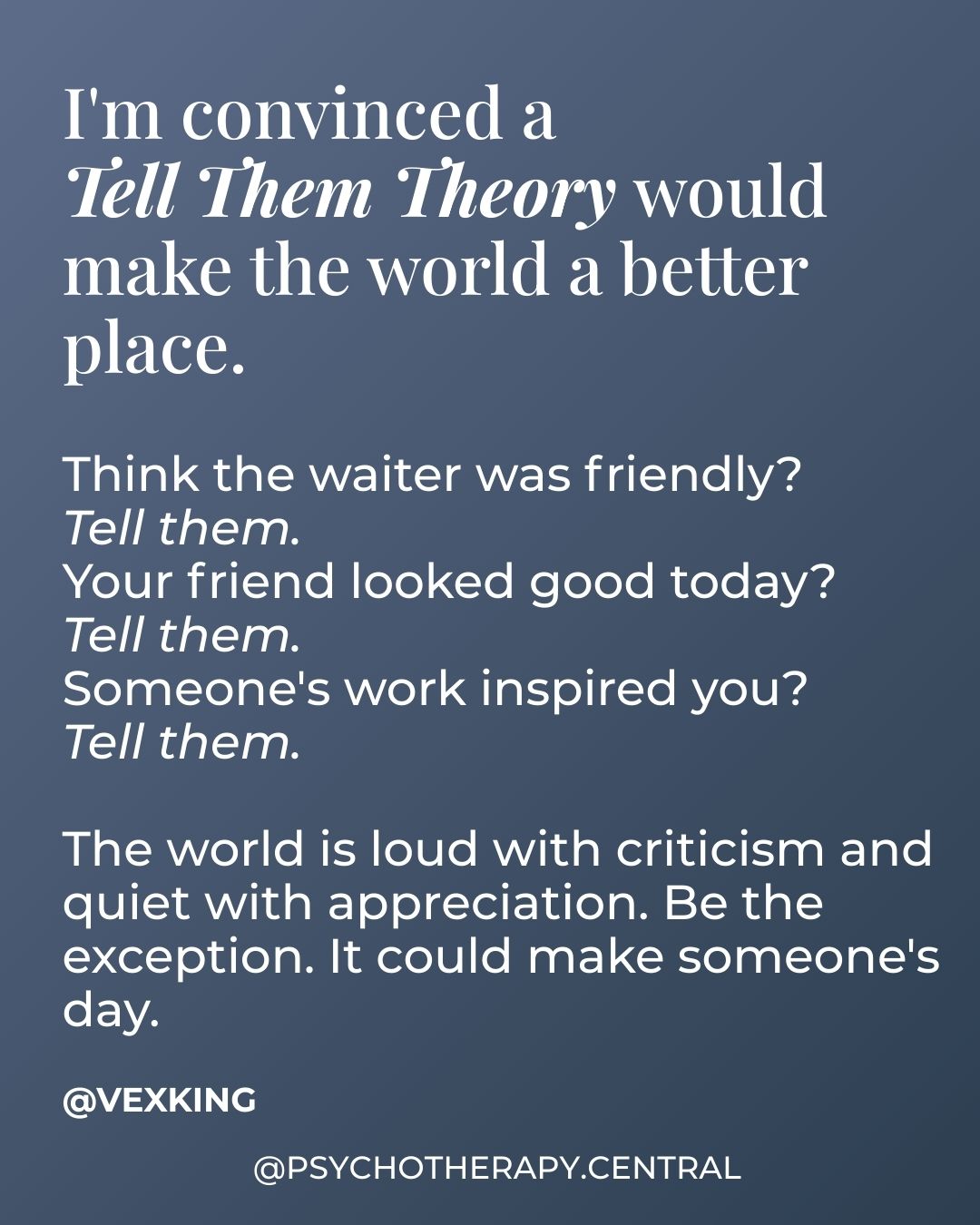 Inspirational post about shifting your attention from what's wrong to noticing and naming what's working in your life and relationships.