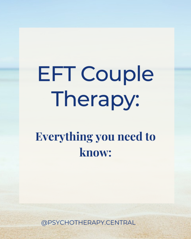 Breaking the Cycle: A Fresh Start in Emotionally Focused Couple Therapy