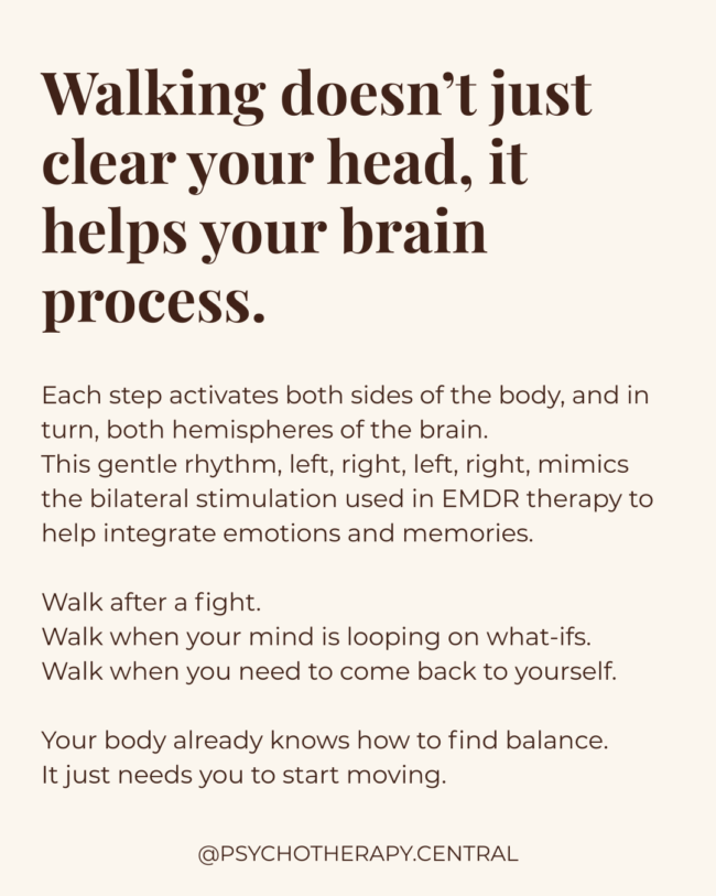 Walking: Your Body’s Built-In Way to Process Emotions
