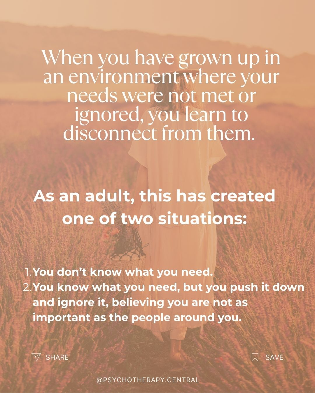 A reflection on self-betrayal and how childhood neglect leads to disconnecting from your own needs in adulthood.