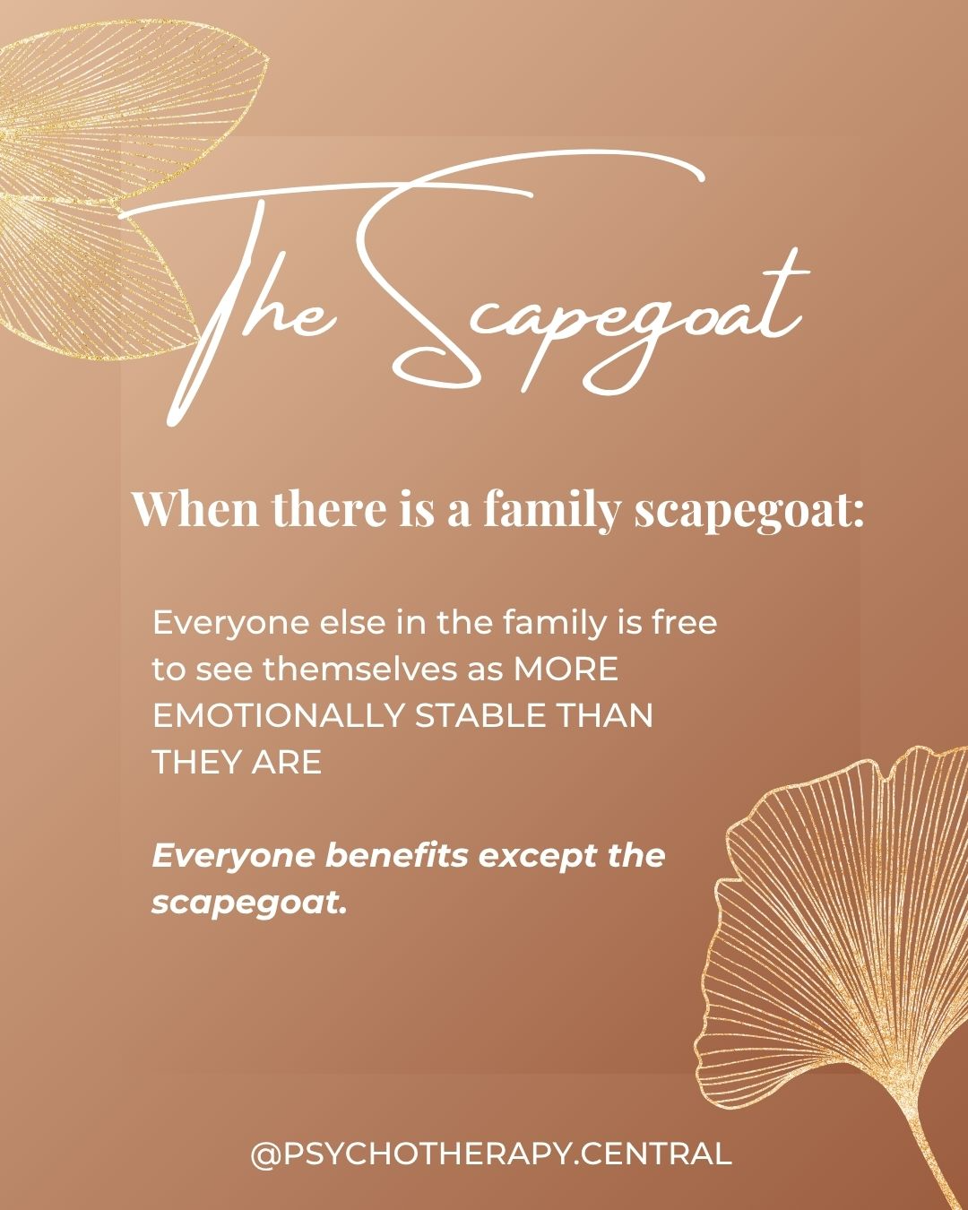 Illustration representing the scapegoat role in family systems and the journey toward healing childhood wounds.