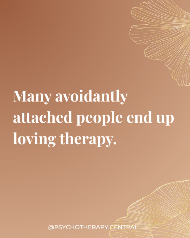 Why Avoidantly Attached People Often End Up Loving Therapy